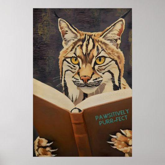 Impression d'art de livre de lecture de lynx fanta (Devant)