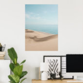 Impression d'art de l'océan côtier de Sandy Beach (Bureau à domicile)
