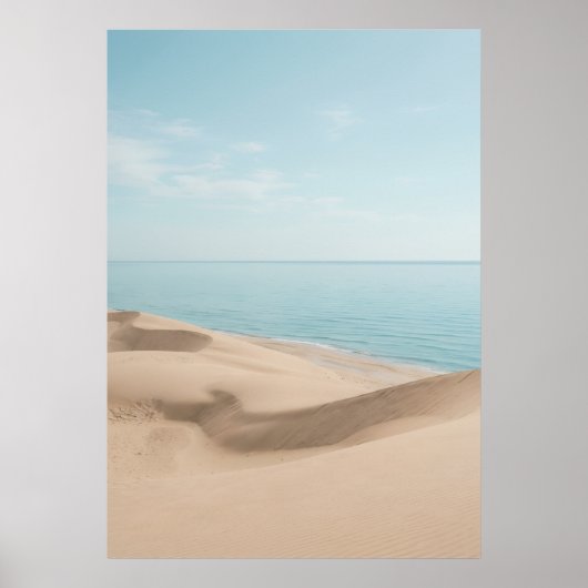 Impression d'art de l'océan côtier de Sandy Beach (Devant)