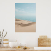 Impression d'art de l'océan côtier de Sandy Beach (Cuisine)