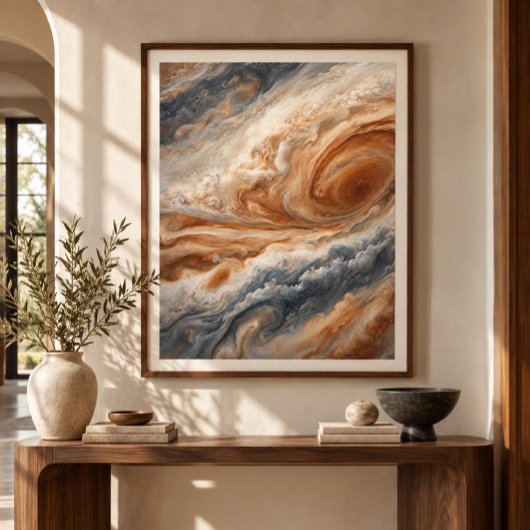 Impression d'art de l'opéra des nuages de Jupiter