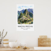 Impression d'art de Machu Picchu - Paysage brumeux (Cuisine)