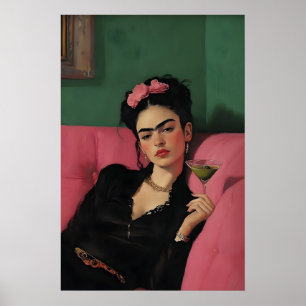 Impression d'art de Martini de Frida Kahlo, chario