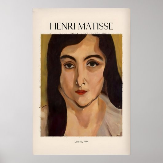 Impression d'art de Matisse - Affiche de portrait (Devant)