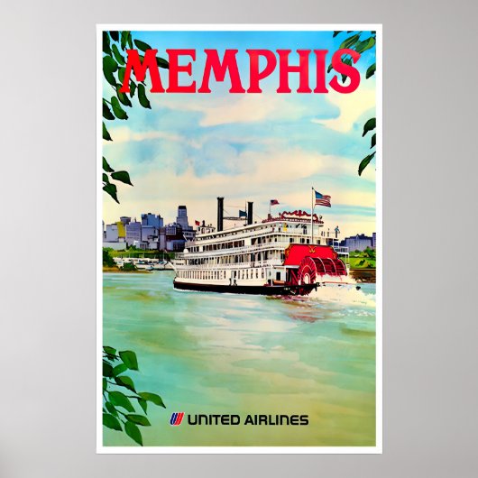 Impression d'art de Memphis Affiche vintage du Ten (Devant)