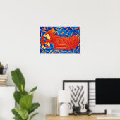 Impression d'art de mère et fils avec peinture de (Bureau à domicile)