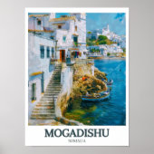 Impression d'art de Mogadiscio - Affiche de la pla (Devant)