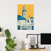 Impression d'art de mosquée marocaine Géométrique  (Bureau à domicile)
