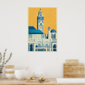 Impression d'art de mosquée marocaine Géométrique  (Cuisine)