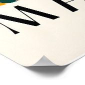 Impression d'art de mouette de style Matisse moder (Coin)