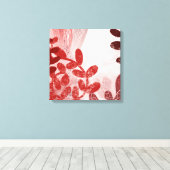 Impression d'art de mouvement floral abstrait – Ca (Insitu (Plancher de Bois))