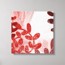 Impression d'art de mouvement floral abstrait – Ca