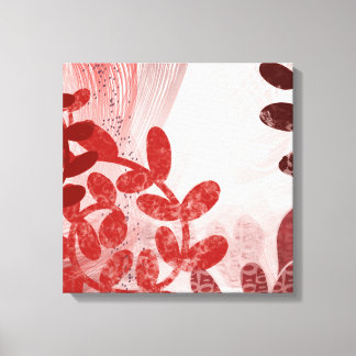 Impression d'art de mouvement floral abstrait – Ca