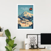 Impression d'art de mur de ski de Lech Zürs am Arl (Bureau à domicile)