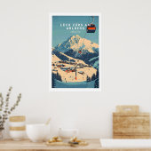 Impression d'art de mur de ski de Lech Zürs am Arl (Cuisine)
