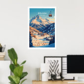Impression d'art de mur de ski de Sölden Autriche (Bureau à domicile)