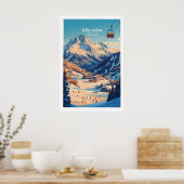 Impression d'art de mur de ski de Sölden Autriche (Cuisine)