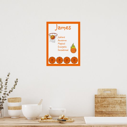 Impression d'art de nom de décoration de chambre p (Cuisine)