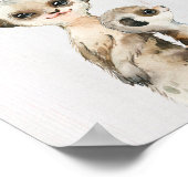 Impression d'art de nurserie au aquarelle sur le s (Coin)