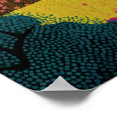 Impression d'art de paysage abstrait coloré Collin (Coin)