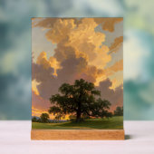 Impression d'art de paysage d'arbre solitaire sous (Neutre)