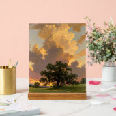 Impression d'art de paysage d'arbre solitaire sous (Mariage)