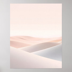 Impression d'art de paysage de collines abstraites