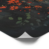 Impression d'art de paysage de montagne au coucher (Coin)