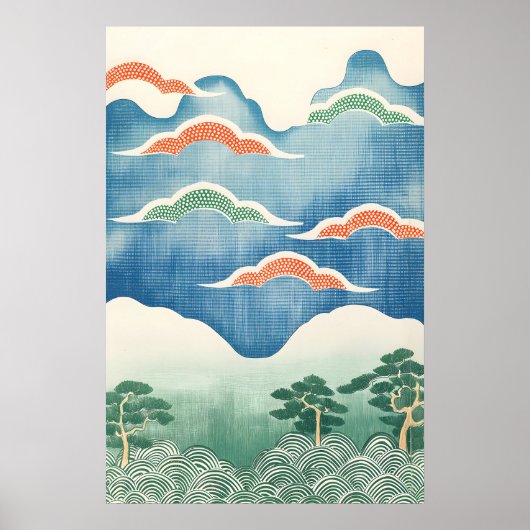 Impression d'art de paysage japonais traditionnel  (Devant)