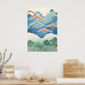 Impression d'art de paysage japonais traditionnel  (Cuisine)