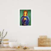 Impression d'art de peinture de mère et fille (Cuisine)