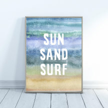 Impression d'art de pépinière aquarelle soleil sab