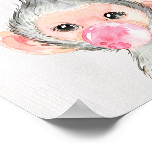 Impression d'art de pépinière bulle de safari sing (Coin)