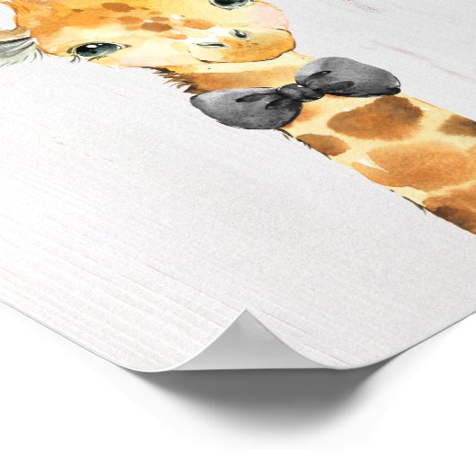 Impression d'art de pépinière de safari noeud papi (Coin)