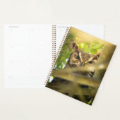 Impression d'art de photo de faune de hibou grand- (Devant avec enveloppe)