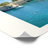 Impression d'art de photographie de baie turquoise (Coin)