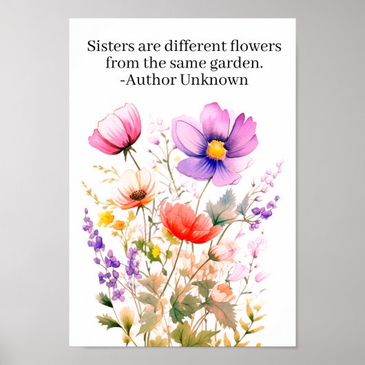 impression d'art de poster de soeurs (Devant)