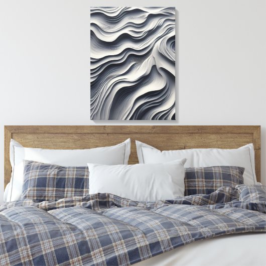 Impression d'art de sable du désert minimaliste (Insitu(Chambre))