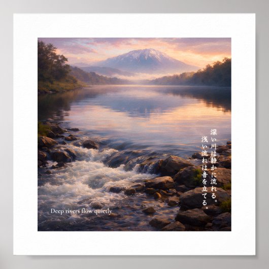 Impression d'art de sagesse de la nature – Les riv (Devant)