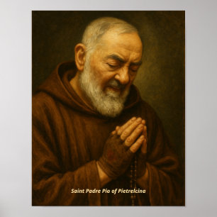 Impression d'art de Saint Padre Pio de Pietrelcina