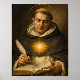 Impression d'art de Saint Thomas d'Aquin