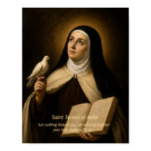 Impression d'art de Sainte Thérèse d'Avila