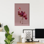 Impression d'art de salade de flamant rose – Illus (Bureau à domicile)