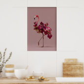 Impression d'art de salade de flamant rose – Illus (Cuisine)