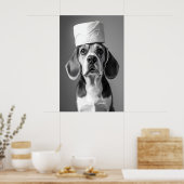 Impression d'art de salle de bain Beagle drôle, Ro (Cuisine)