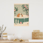 Impression d'art de salle de bain Cavalier King Ch (Cuisine)