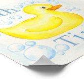 Impression d'art de salle de bain en caoutchouc Du (Coin)