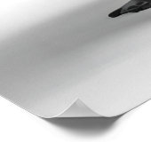 Impression d'art de salle de bain requin drôle, hu (Coin)