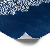 Impression d'art de silhouette d'éventail de mer (Coin)