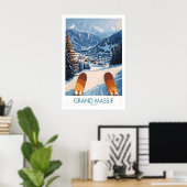 Impression d'art de ski du Grand Massif 1 (Bureau à domicile)